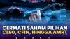 Cermati Saham Pilihan: CLEO, CFIN, Hingga AMRT. (Sumber : IDXChannel)