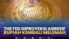 The Fed Diproyeksi Agresif, Rupiah Kembali Melemah. (Sumber : IDXChannel)