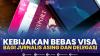 Kebijakan Bebas Visa Bagi Jurnalis Asing dan Delegasi. (Sumber : IDXChannel)
