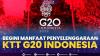 Begini Manfaat Penyelenggaraan KTT G20 Indonesia. (Sumber : IDXChannel)