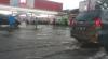 Hujan Lebat, Jalan di BSD Serpong Terendam Banjir. (Foto: Hambali/MNC Media)