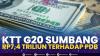 KTT G20 Sumbang Rp7,4 Triliun Terhadap PDB. (Sumber : IDXChannel)
