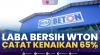 Laba Bersih WTON Catat Kenaikan 65%,(Sumber: IDX CHANNEL)