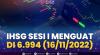 IHSG Sesi I Menguat di 6.994 (16/11/2022).(Sumber : IDXChannel)