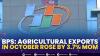 BPS: Agricultural Exports in October Rose By 3.7% MOM,(Sumber: IDX CHANNEL)