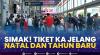 Simak! Tiket KA Jelang Natal dan Tahun baru. (Sumber : IDXChannel)