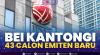 BEI Kantongi 43 Calon Emiten Baru. (Sumber : IDXChannel)