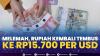 Melemah, Rupiah Kembali Tembus ke Rp15.700 per USD,(Sumber: IDX CHANNEL)