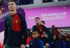 Lawan Ghana, Cristiano Ronaldo Gandeng Bocah Asal Indonesia (foto: istimewa)
