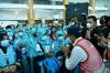 375 Jamaah Umrah Terbang dengan Lion Air dari Bandara Kertajati. (Foto: Istimewa).