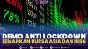 Demo Anti Lockdown Lemahkan Bursa Asia, dan IHSG. (Sumber : IDXChannel)