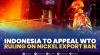 Indonesia to Appeal WTO Ruling on Nickel Export Ban. (Sumber : IDXChannel)