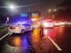 Tol Serpong BSD Lumpuh Akibat Banjir, Polisi Lakukan Rekayasa Lalin. (Foto: MNC Media).