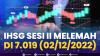 IHSG Sesi II Melemah di 7.019 (02/12/2022). (Sumber: IDXChannel)