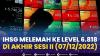 IHSG Melemah ke Level 6.818, di Akhir Sesi II (07/12/2022),(Sumber: IDX CHANNEL)