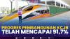 Progres Pembangunan KCJB Telah Mencapai 91,7%. (Sumber : IDXChannel)