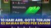 10 Hari ARB, GOTO Terjun ke Bawah Rp100 per Saham,(Saham: IDX CHANNEL)