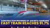 Construction Progress Of Jakarta-Bandung Fast Train Reaches 91.7%,(Sumber: IDX CHANNEL)