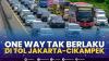 One Way Tak Berlaku di Tol Jakarta-Cikampek. (Sumber : IDXChannel)