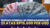 Rupiah Kembali di Perdagangkan di Atas Rp15.600 per USD,(Sumber: IDX CHANNEL)