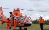 Basarnas menerjunkan helikopter dauphin untuk mencari korban tenggelam KMP Tunu Pratama Jaya. (Foto: Okezone)