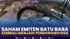 Saham Emiten Batu Bara Kembali Menjadi Pendorong IHSG,(Sumber: IDX CHANNEL)