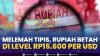Melemah Tipis, Rupiah Betah di Level Rp15.600 per USD,(Sumber: IDX CHANNEL)