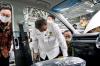 Airlangga Test Drive Mobil Listrik Hyundai Ioniq Prime Xtend Black (Dok.IG Menko Airlangga)