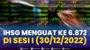 IHSG Menguat ke 6.872, di Sesi I (30/12/2022). (Sumber : IDXChannel)