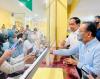 Jokowi Cek Pelayanan BPJS RSUD Arifin Achmad Pekanbaru. (Foto: MNC Media)