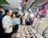 Pedagang Pasar Bawah Kota Pekanbaru Sampaikan Optimisme kepada Jokowi. Foto: MNC Media.