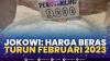 Jokowi: Harga Beras Turun Februari 2023. (Sumber : IDXChannel)