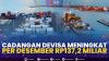 Cadangan Devisa Meningkat per Desember Rp137,2 Miliar,(Sumber: IDX CHANNEL)