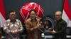 Usai Hotman Paris, Kini Agung Laksono Hadiri Seremoni Listing WINE di BEI (foto: MNC Media)