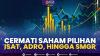 Cermati Saham Pilihan: ISAT, ADRO, Hingga SMGR. (Sumber : IDXChannel)