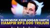 Elon Musk Kehilangan Harta Hampir Rp3.000 Triliun,(Sumber: IDX CHANNEL)