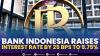 Bank Indonesia Raises Interest Rate by 25 BPS to 5.75%,(Sumber: IDX CHANNEL)