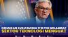 Kenaikan Suku Bunga The Fed Melambat, Sektor Teknologi Menguat. (Sumber : IDXChannel)