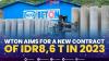 WTON Aims for A New Contract of IDR8,6 T in 2023. (Sumber : IDXChannel)
