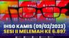 IHSG Kamis (09/02/2023) Sesi II Melemah ke 6.897. (Sumber : IDXChannel)