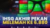 IHSG Akhir Pekan Melemah ke 6.880. (Sumber : IDXChannel)