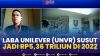 Laba Unilever (UNVR) Susut jadi Rp5,36 Triliun di 2022,(Sumber: IDX CHANNEL)