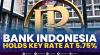 Bank Indonesia Holds Key Rate at 5.75%,(Sumber: IDX CHANNEL)