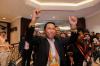 Mundur dari Waketum PSSI, Yunus Nusi Acungkan Dua Jempol. (Foto: Aldhi Chandra/MPI)