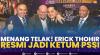 Menang Telak! Erick Thohir Resmi jadi Ketum PSSI. (Sumber : IDXChannel)
