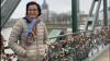 Mampir ke Jembatan Cinta di Frankfurt, Sri Mulyani: So Sweet Ya. (Foto: Instagram @smindrawati)