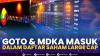 GOTO & MDKA Masuk Dalam Daftar Saham Large Cap. (Sumber : IDXChannel)