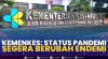 Kemenkes: Status Pandemi Segera Berubah Endemi. (Sumber : IDXChannel)