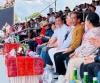 Tiba di Danau Toba, Jokowi Saksikan Langsung F1H20 Powerboat. (Foto: Biro Pers Setpres)