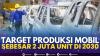 Target Produksi Mobil Sebesar 2 Juta Unit di 2030. (Sumber : IDXChannel)